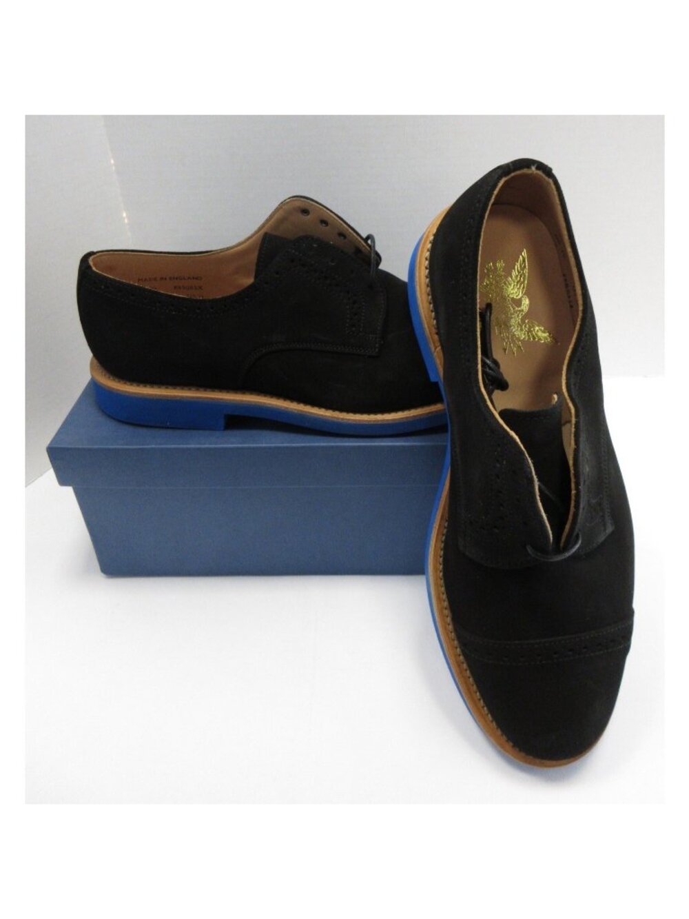 Mark McNairy Shoes 11 New Amsterdam Brogue Gibson Suede Leather NEW